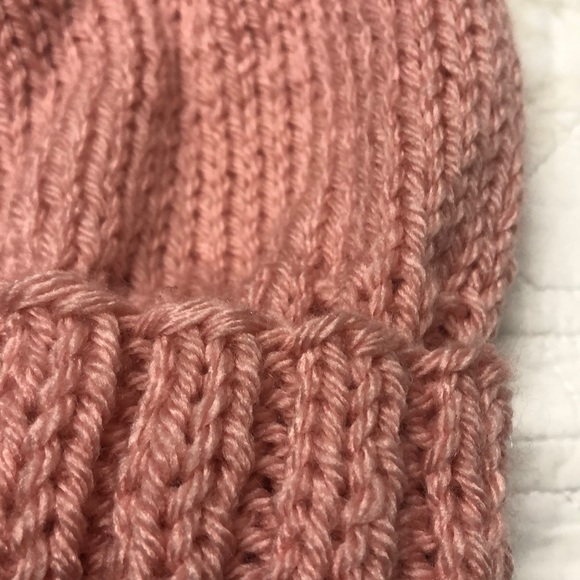 Pink Hank Knit Child’s Hat - Picture 2 of 3